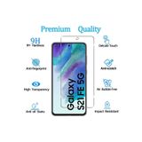 aheaks Samsung Galaxy S21 Fe 5G Uyumlu Darbe Emici Nano Ekran Koruyucu Kırılmaz Cam