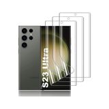 aheaks Samsung Galaxy S23 Ultra Nano Ped Jelatin Ekran Koruyucu Kamera Bölümü Açık - İnce ve Esnek