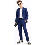 Ahengim Erkek Çocuk Modern Casual Slim Fit Takım Elbise AK2850 - 5 Yaş - İndigo