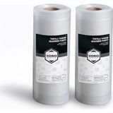 Ahes 10 Metre Tırtıklı Rulo Vakum Poşeti Torbası (Seçenekli) (25 Cm)