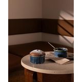 Ahes 2'li Sufle Kabı - Koyu Mavi - 10 cm
