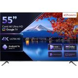 Ahes 55" 4K Ultra Hd Google Tv (CT55GT300U), Dolby Vision & Atmos, Çerçevesiz, Hdr, Dahili Uydu Alıcı, Wi-Fi, Bluetooth, 3x Hdmı, Android 14 Smart Tv