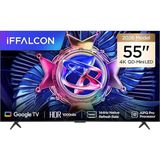 Ahes 55U95A 55 Inç Smart Tv 4K Qd-Mini LED Yüksek Parlaklık Hdr 10+ Gaming Google Tv, 144Hz Doğal Yenileme Hızı, Onkyo 2.1 Hi-Fi, Dolby Vision Atmos, Memc, Aı Modu, Game Master (2026 Modeli)
