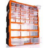 Ahes Bag 39'lu Mono Blok Çekmece Seti Büyük Boy Hobby Organizer Seti Vida Dübel Kutusu Takı Kutusu ASR6001