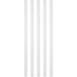 Ahes cm 11 mm Kalın Silikon Çubuğu 5'li Paket Şeffaf Sıcak Silikon Yapıştırıcı Çubuk Silikon Tabancası Uyumlu Güçlü Yapışma Hobi El Sanatları Ahşap Plastik Karton Kumaş Için