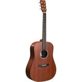 Ahes D-X1E Maun Akustik-Elektro Gitar - Figürlü Maun