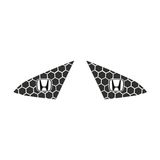 Ahes Design Honda Civic Fc5 ile Uyumlu Kelebek Cam Sticker Set, Logolu