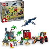 Ahes Jurassic World Yavru Dinozor Kurtarma Merkezi 76963 – 4 Yaş ve Üzeri Çocuklar Için Yaratıcı Oyuncak Dinozor Yapım Seti (139 Parça)
