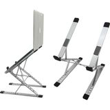 Ahes Kaliteli Tok Alüminyum Dizüstü Bilgisayar Notebook Standı Yüksekliği Ayarlanabilir 30CM Maksimum Yükseklik Stand Taşınabilir Yükseltici MacBook Uyumlu Tüm Dizüstü Bilgisayar 10-16 Inç N8