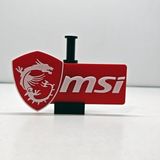 Ahes Logolu Ayarlanabilir Ekran Kartı Tutucu - Gpu Sarkma Önleyici Yükseklik Ayarlı Destek Aparatı (60MM - 105MM)