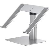 Ahes MacBook Metal Ayarlanabilir Dizüstü Bilgisayar Standı, Maks. 10 kg Ağırlık ve 208 mm Yükseklik, Gümüş (LUJS000012)