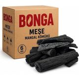 Ahes Mangal Kömürü 6 kg - Doğal Elleme Barbekü Kömürü, Uzun Yanışlı Yüksek Isılı Izgara ve Mangal Kömürü, Kamp, Piknik ve Restoran Bbq Kullanımı Için