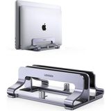 Ahes Masa Için Dikey Dizüstü Bilgisayar Standı Çift Yuvalı Dizüstü Bilgisayar Standı Tutucu Ayarlanabilir Dock Alüminyum Masaüstü Standı MacBook Air Pro, Microsoft Surface Laptop 4, Lg Gram 17 ile