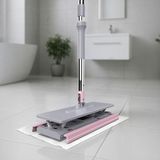 Ahes One Click Mop Paleti 4xl Büyük Palet 32CM, 8 Adet Bez Hediyeli, Asansörlü Mekanizma Çok Pratik, Tembel El Değmeden Islak Havlu ve Bez Kullan At Otomatik, Kullan At Bezlerin Hepsine Uyumludur.