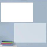 Ahes Paket 60X100 cm 1x Beyaz, 1x Şeffaf Yapışkansız Tutunan Statik Pratik Yazı Tahtası, Çok Amaçlı, Duvara, Cama Yapışkansız Tutunur, Ders Çalışma Yazı Tahtası Manyetik Duvar Sticker