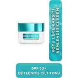 Ahes Paris Bright Reveal Koyu Leke Karşıtı, Cilt Tonu Eşitleyici SPF50 Nemlendirici Krem Niasinamid 50 ml