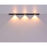 Ahes Sensörlü Ledli Gece Lambası, Parlaklık Ayarı Yapılabilir, 3000K-6000K, 3 Mod, Kablosuz, Merdiven Aydınlatması, USB Şarj Edilebilir Işık, LED Manyetik Lamba (Cata - Bella - Siyah 40 Cm)
