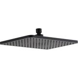 Ahes Tepe Duş Başlığı 29,5X19 cm KTD122 (Mat Siyah)