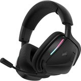 Ahes Void V2 Kablosuz Oyun Kulaklığı, Bluetooth'lu Pc, Ps5, Ps4, Switch, Mobile Için – Dolby Atmos, 70 Saat Pil, Çift Kablosuz, Hafif, Hızlı Şarj – Karbon