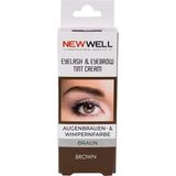 Ahes Well Kaş ve Kirpik Boyası - Kahverengi 1 Paket (1 x 65 G)