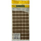 Ahes Yapışkanlı Mobilya Masa Sandalye Altı Zemin Ayak Koruyucu Kaydırmaz Keçe 20X20 mm - 50 Adet