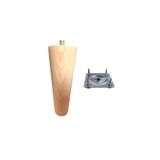 AHESAR TİCARET Ahsap Konik Ayak 12 cm- Baza Ayagi, Koltuk Ayagi, Mobilya Ayagi, Tv Ünitesi,dolap Ayagi,yükseltici