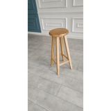Ahhşap Bar Taburesi, Doğal Kayın Ağacı, Vernikli Ahşap Renk 28-29 cm Oturma Çapı, 60 cm Y� - Çok Renkli