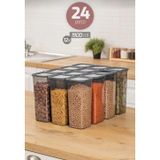 AHİR TİCARET Bakliyat-erzak 1900 Ml Saklama Kabı 12 Adet
