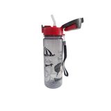 Ahir Ticaret Çocuklar Için-Ilk Öğretim Pipetli Su Matarası 550 Ml, Kırmızı