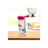 Ahir Ticaret Çocuklar Için-Ilk Öğretim Pipetli Su Matarası 550 Ml, Pembe