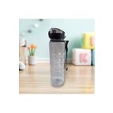 AHİR TİCARET Motivasyonel Şeffaf Sporcu-Öğrenci Su Matarası 1000 ml