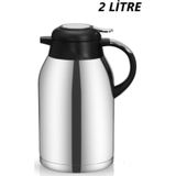 Ahir Ticaret Penguen Paslanmaz Çelik (İç Ve Dış 304 ) 2 Litre Çay Termosu (20 Bardak)