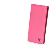 Ahıska Telefonlu Unisex Deri Cüzdan 2023 - Pembe