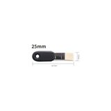 Ahl Shop 1 Adet 25 mm Yağlı Boya Akrilik Boya Goaj Boya Fırçası Naylon Fırça CIN675 - 01-Siyah