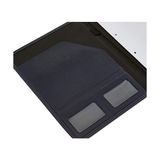 Ahl Shop 2k 412-3 Sekreter Notluğu A4 Sekreterlik Dosyası Deri Kapaklı Sekreter Tablası, Lacivert - 01-Siyah