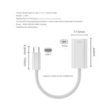 Ahl Shop 45W Type C To Lightning Kulaklık Dönüştürücü Hızlı Şarj iPad Yuva Çevirici Müzik Dinleme Arama Otgklk - 0,5 x 7 cm