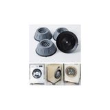 Ahl Shop 6 Adet Çamaşır Makinesi Için Titreşim Önleyici Engelleyici Stoper Takoz Gri (4 Lü Set*6)