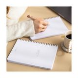 Ahl Shop A5 Spiralli Karton Kapak 4'lü Set Kareli Okul Defteri 80 Yaprak - Ders Programlı Pembe Kurdele Kalp - 01-Siyah