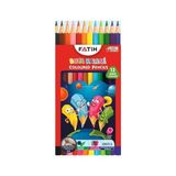 Ahl Shop Boya Kalemi Seti, 12 Renkli, Çocuklar Için Güvenli, Canlı Renkler, Yağmur Ağacı Içermez, Sb Uç Kırılmalarına Karşı Dayanıklı, Kuru Boya, Yüksek Kalite, 12'li Set - 01-Siyah