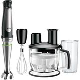 Ahl Shop Braun Multiquick 7 Mq 7075X El Blenderi, Activeblade Teknolojisine Sahip Çıkarılabilir Paslanmaz Çelik Ayağına Sahip El Blenderi, 3 Parçalı Aksesuar Seti Dahil, 1000 Watt, Siyah - Ahşap