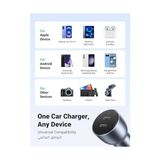 Ahl Shop Çift Pd Type-C Çıkışlı 50W Araç Çakmaklık Şarj Cihazı - 00-Siyah - Beyaz