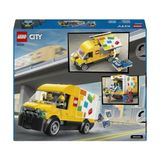 Ahl Shop City: Kamyonet 60500 – 6 Yaş ve Üzeri Erkek ve Kız Çocuklar Için Sürücü ve Işçi Minifigürleri Içeren Yaratıcı Dekoratif Oyuncak Yapım Seti, Çocuklar Için Eğlenceli Hediye Fikri (276 Parça)