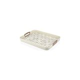 Ahl Shop Dikdörtgen Baskılı Tepsi Kumsal 34 x 46 Cm, Kumsal