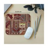 Ahl Shop Halı Motif Desen 3 - Dikdörtgen Mouse Pad, 17,5 cm x 19,50 cm