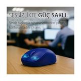 Ahl Shop Inca IWM-311RM Sılent Wıreless Mouse Mavi Komple Rubber Soft Yüzey,sessiz Tuş,ergonomik Dizayn, Konforlu Dokunuş HISSI,1600DPI, USB Alıcı, 10M Çekim,uzun Pil Ömrü, Enerji Tasarrufu Uyku Modu