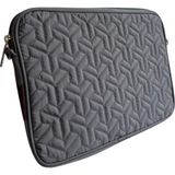 Ahl Shop iPad Air Pro, Matepad, Galaxy Tablet Kılıfı, 11-12 Inç, Kapitoneli, Omuz Askılı, Koyu Gri, Kapaklı