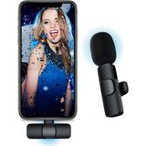 Ahl Shop iPhone ile Uyumlu Kablosuz Yaka Mikrofon, Telefon Video Kaydı Için Yaka Klipsli Mikrofon Tiktok Youtube Canlı Yayın Vlog (Uygulama/bluetooth Gerekmez) - Ahşap