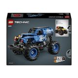 Ahl Shop Jam Grave Digger Ateş ve Buz 42219 – 7 Yaş ve Üzeri Kız ve Erkek Çocuklar Için Gerçekçi Detaylar Içeren Çek Bırak Kamyon Oyuncak Yapım Seti, Yaratıcı Hediye Fikri (263 Parça)