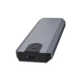 Ahl Shop M.2 Nvme Usb3.1 Tip-C Gen2 10GBPS, Type-C Nvme+Ngff Adaptörü, Gri Alüminyum, Taşınabilir Katı Hal Sürücü Kasası, Laptop ve MacBook Için