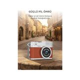 Ahl Shop Mini Dijital Kamera Selfie Video Vlog Kamerası Mini Anahtarlık 1080P CMR35 Kahverengi